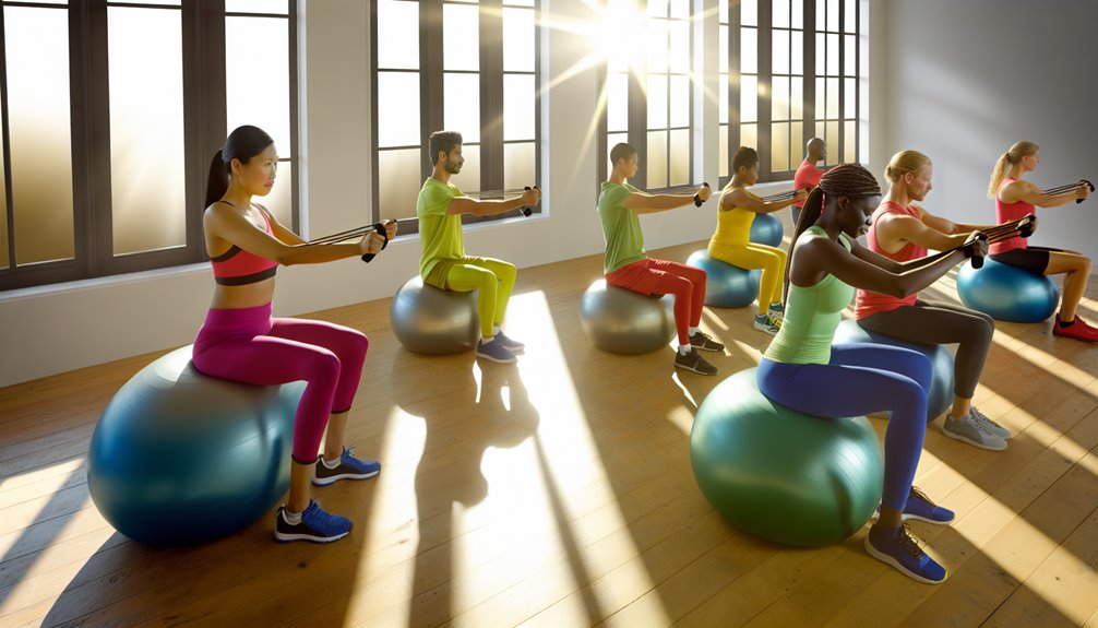 seated exercises for stability